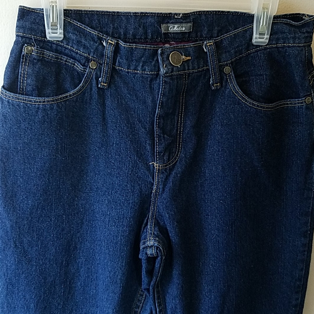 -Cabela's lined jeans